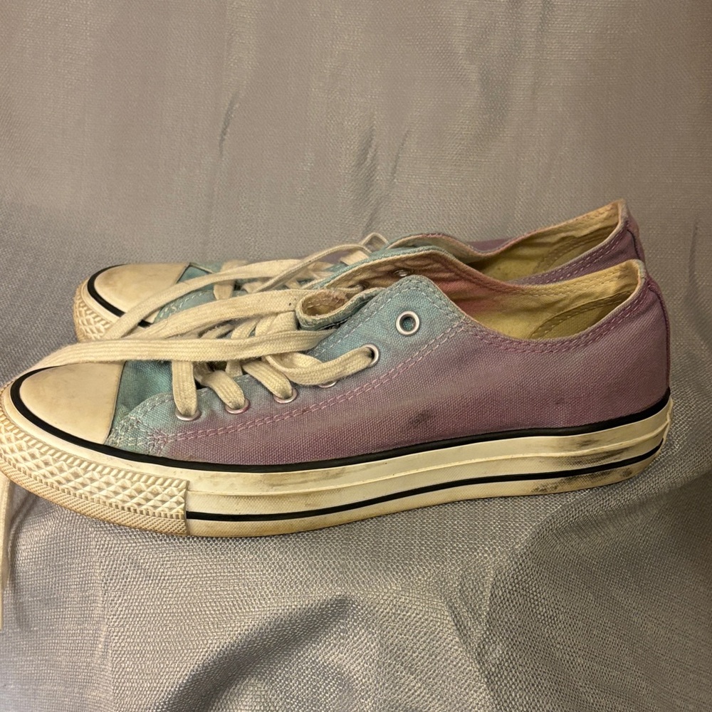 Pastel Multicolor Low-Top Converse Sneakers